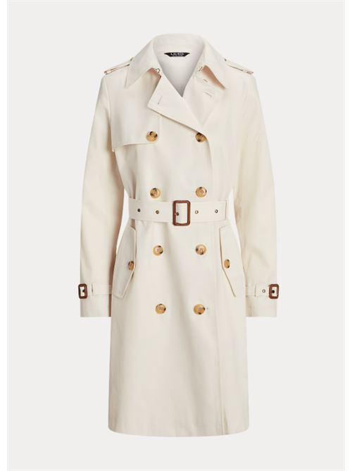 DOUBLE-BREASTED TRENCH COAT LAUREN RALPH LAUREN | 297967122004101 NATURAL